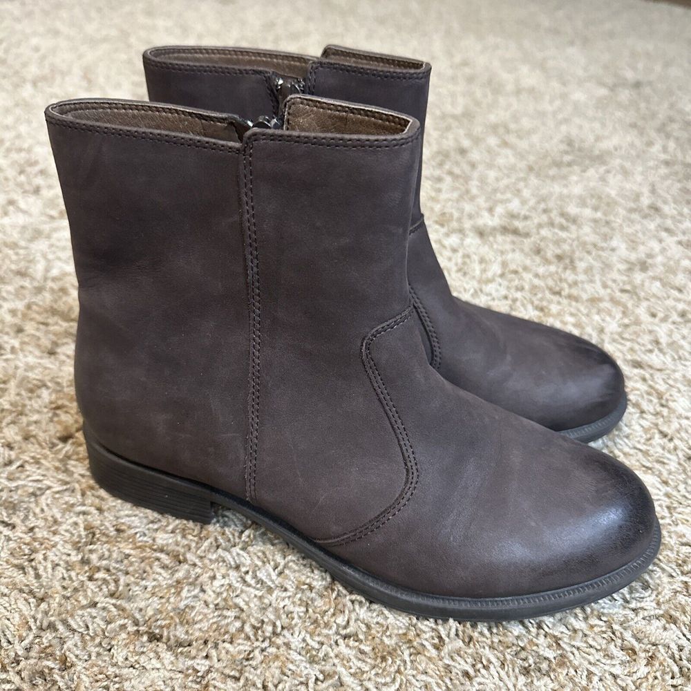 Abeo‎ BioSystem URBANA Size 6N Orthotic Ankle Boot Neutral Support Brown Leather
